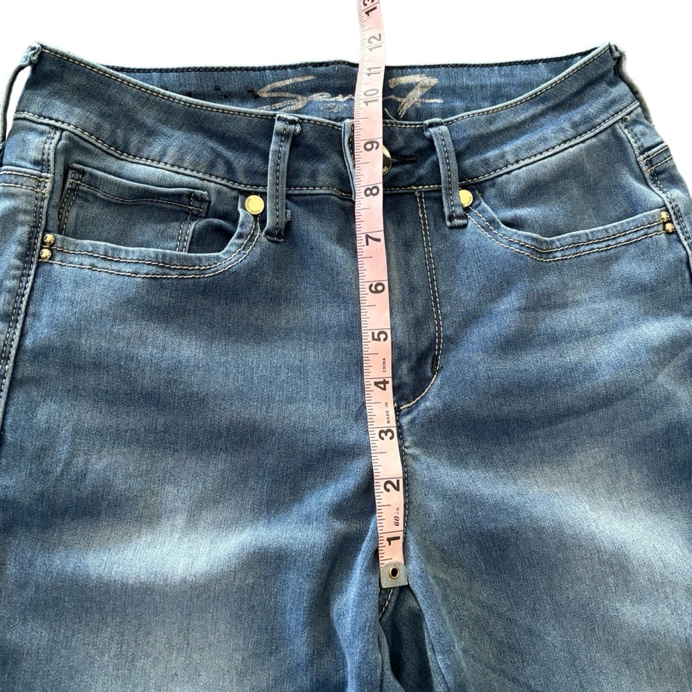 Seven 7 Skinny Ankle Crop Jeans 4 - Picture 10 of 12